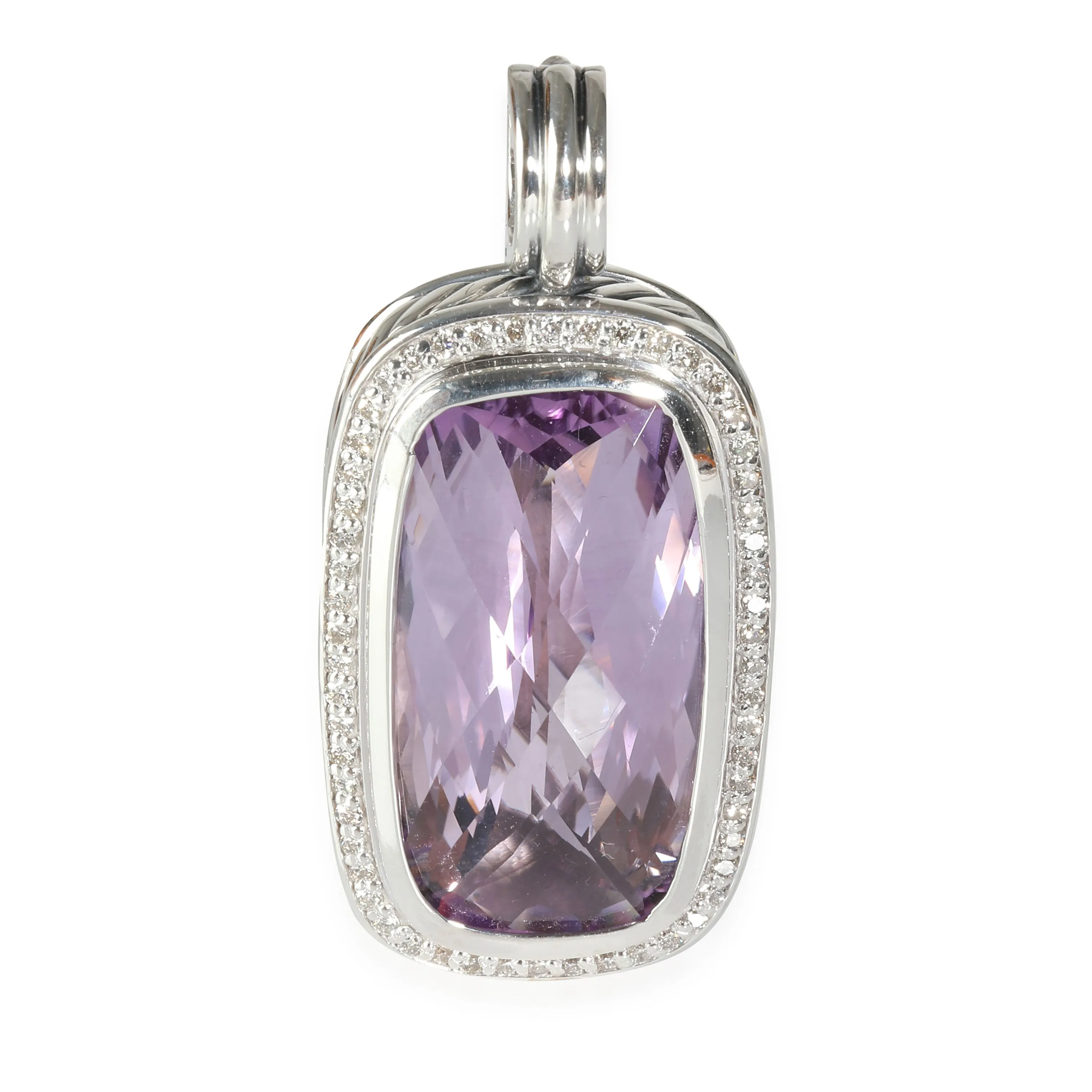 Albion Amethyst Pendant Enhancer in  Sterling Silver 0.55 CTW