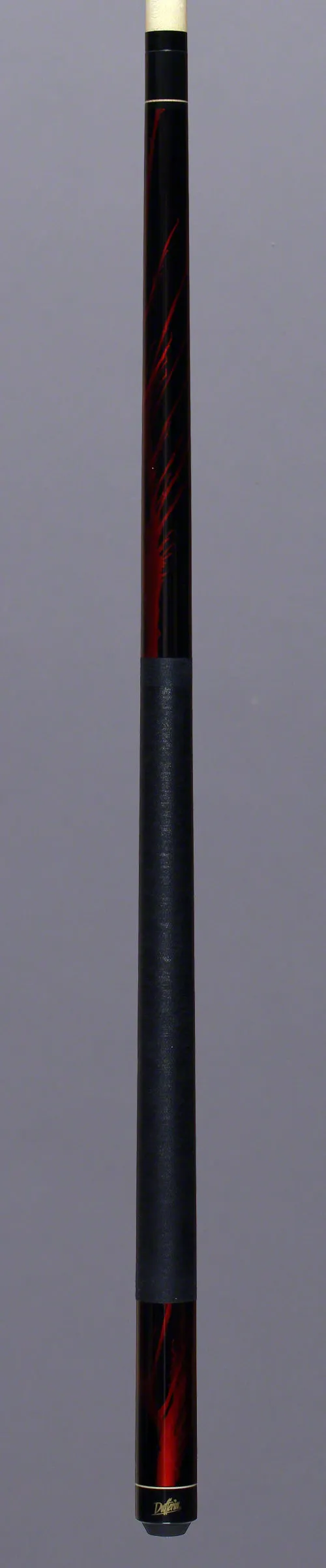 Dufferin Jet Black Red Flame Pool Cue - D212