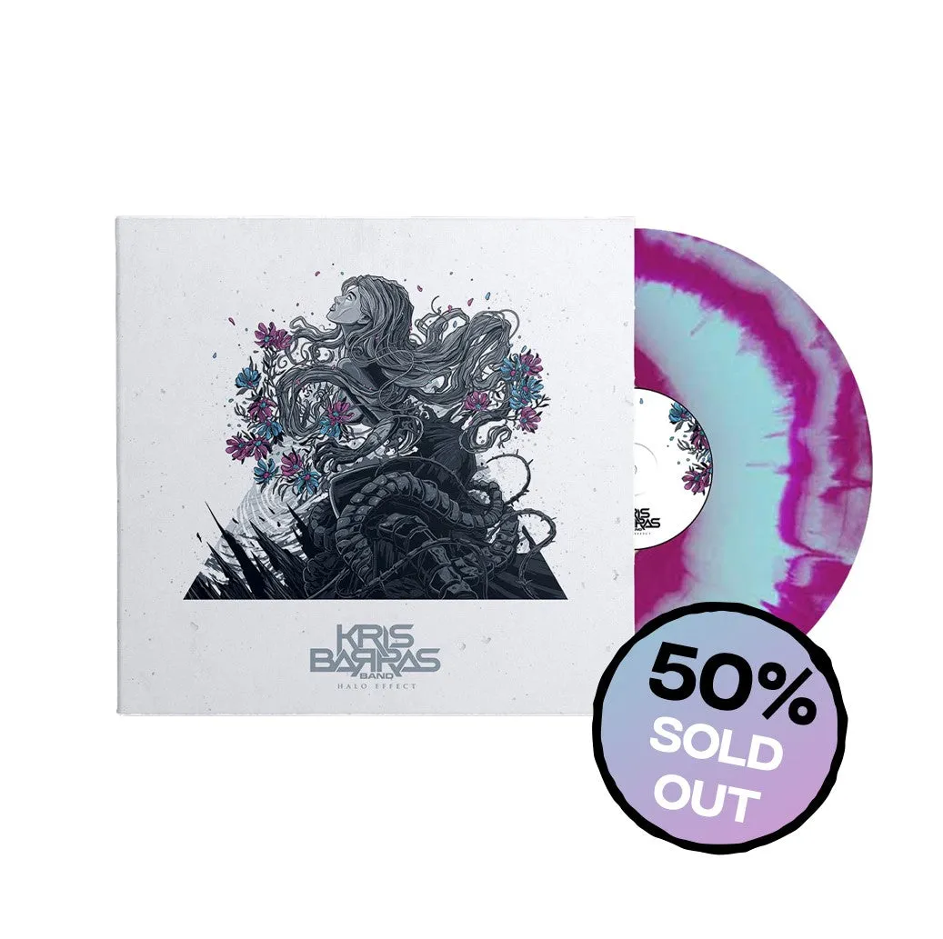Kris Barras Band "Halo Effect" Blue / Pink Merge Vinyl   Download