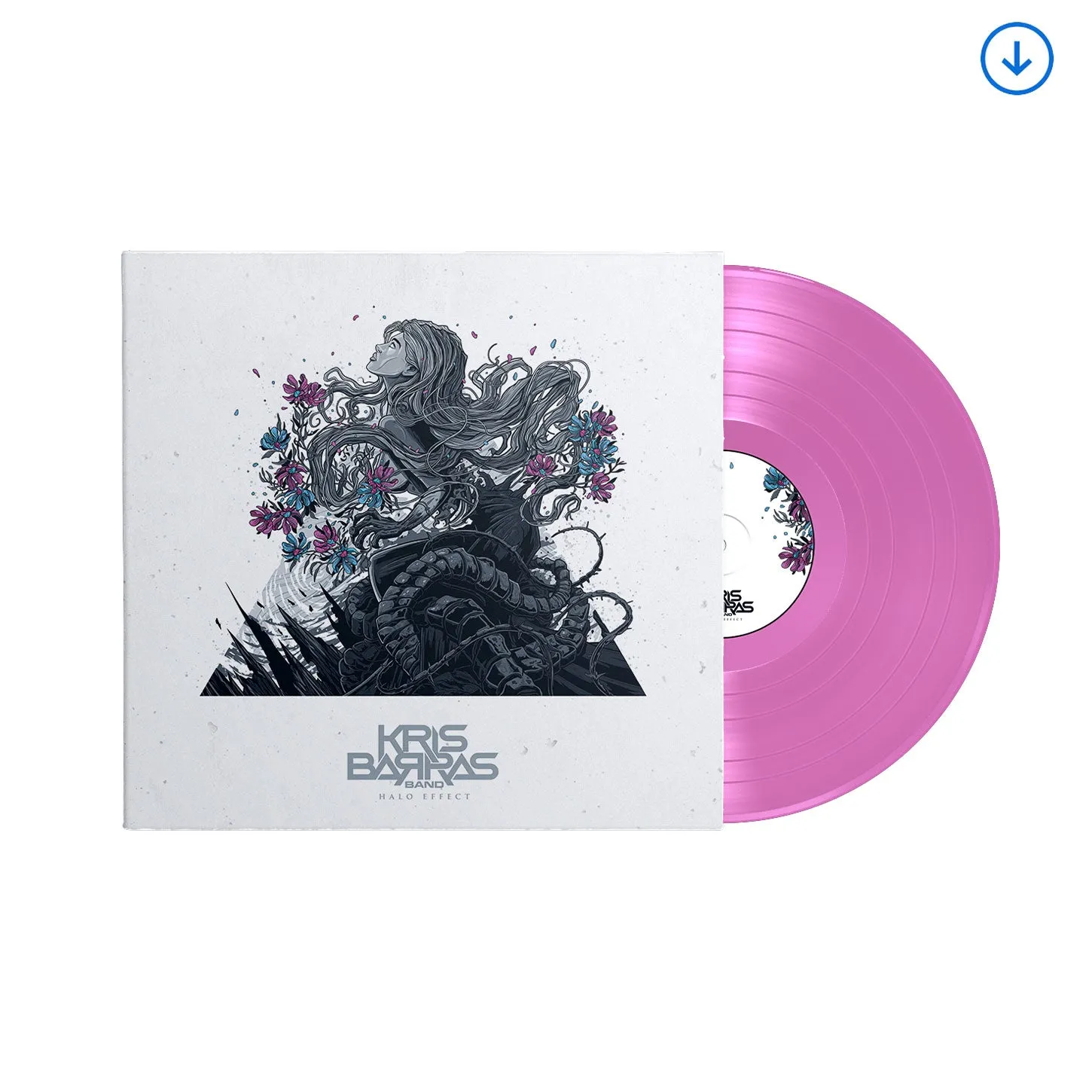 Kris Barras Band "Halo Effect" Pink Vinyl   Download