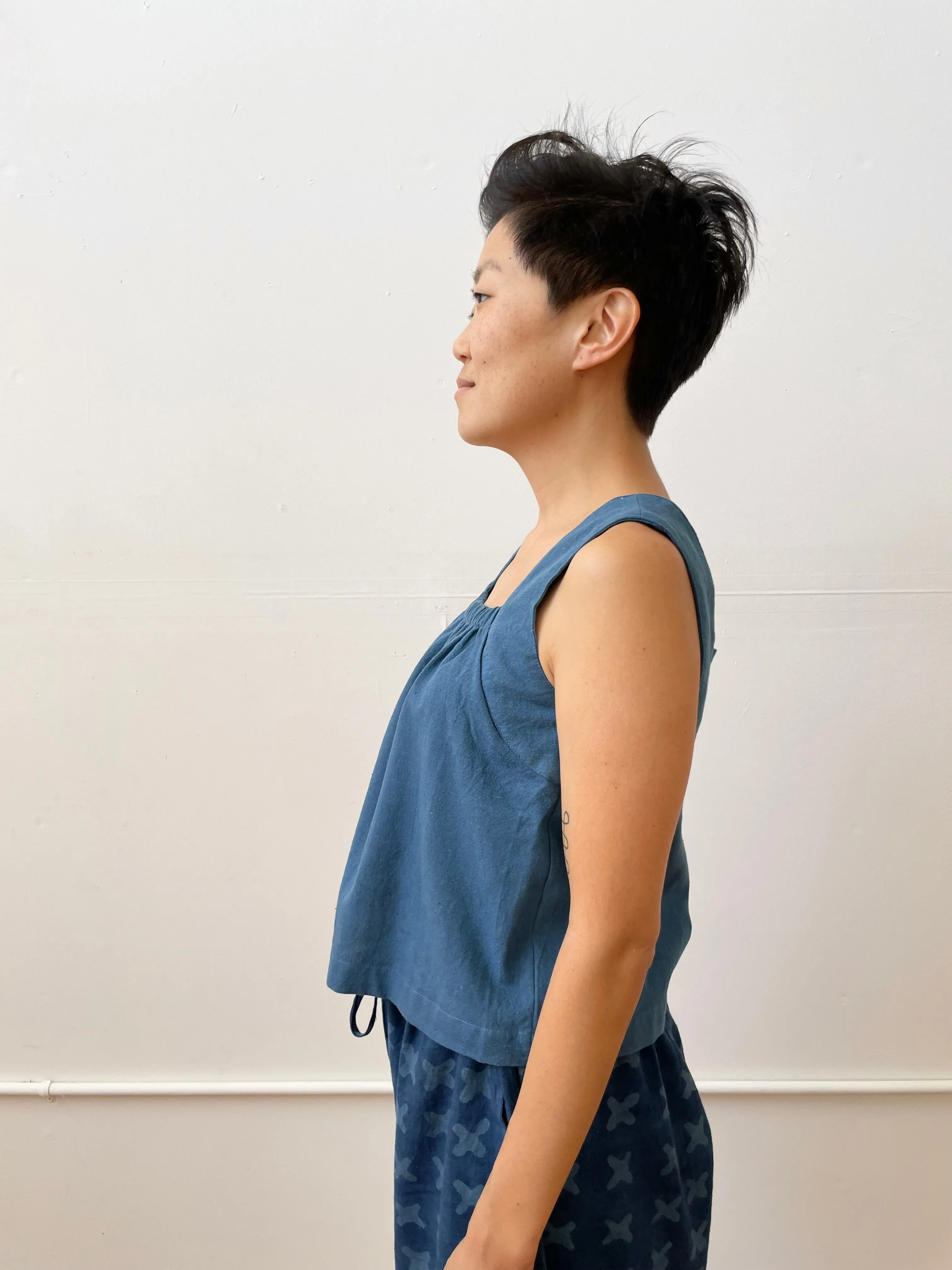 Louise Tank Indigo (XS-XXL)