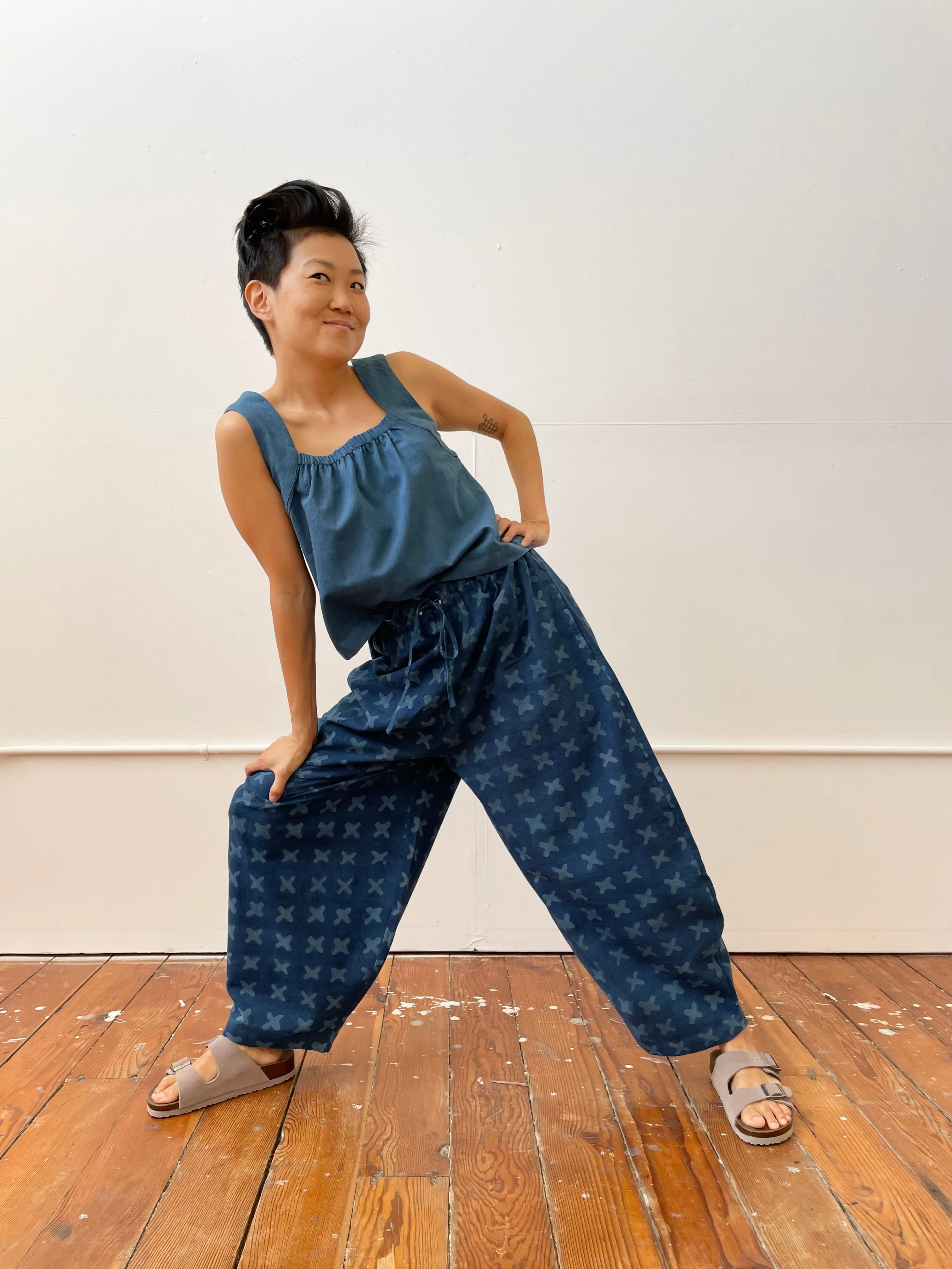 Louise Tank Indigo (XS-XXL)