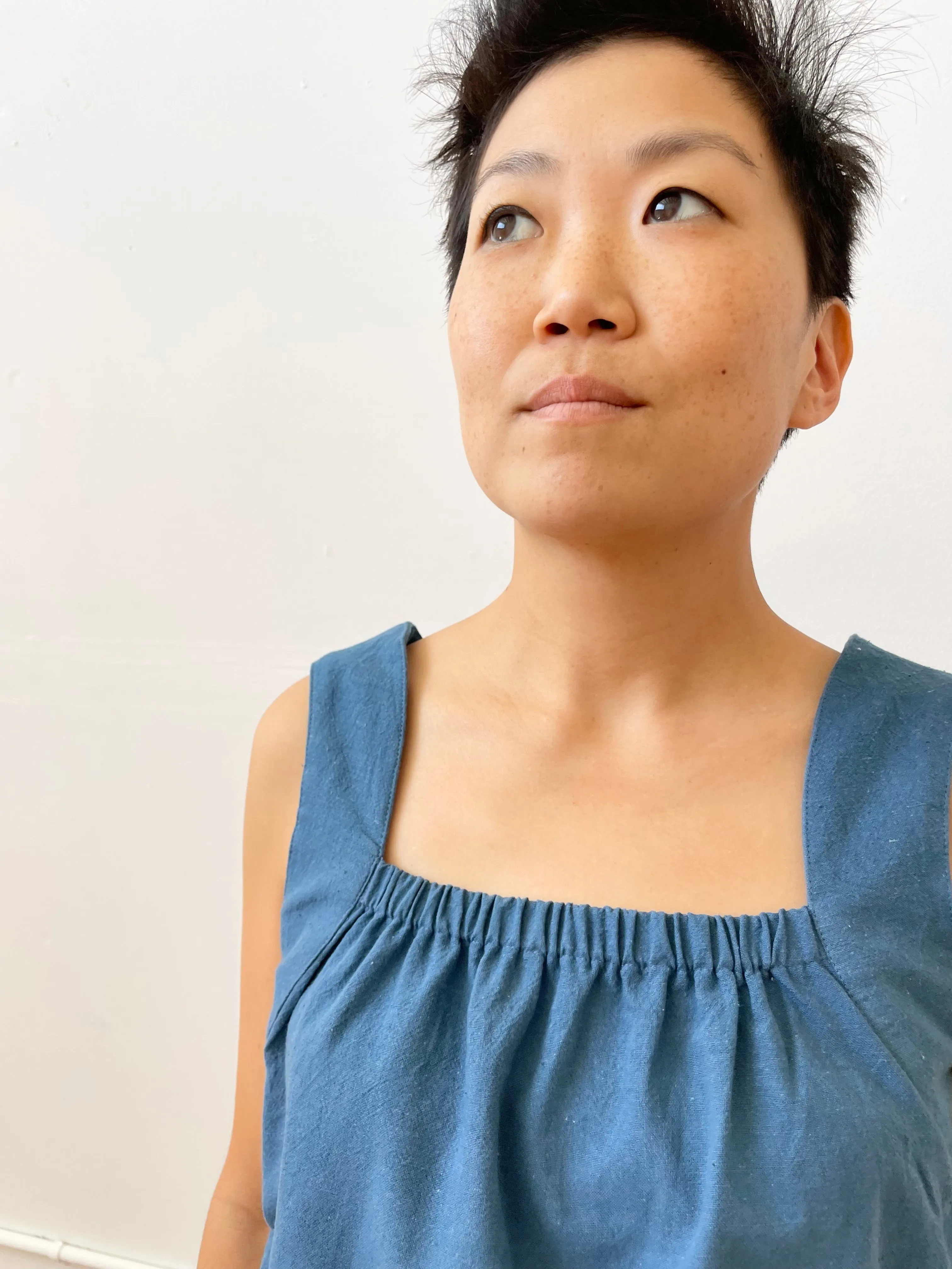 Louise Tank Indigo (XS-XXL)