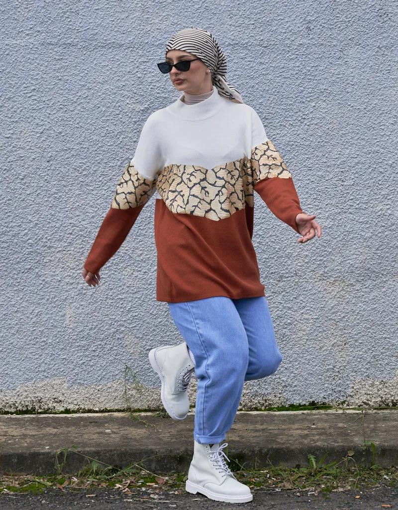 Sequin Print Jumper
