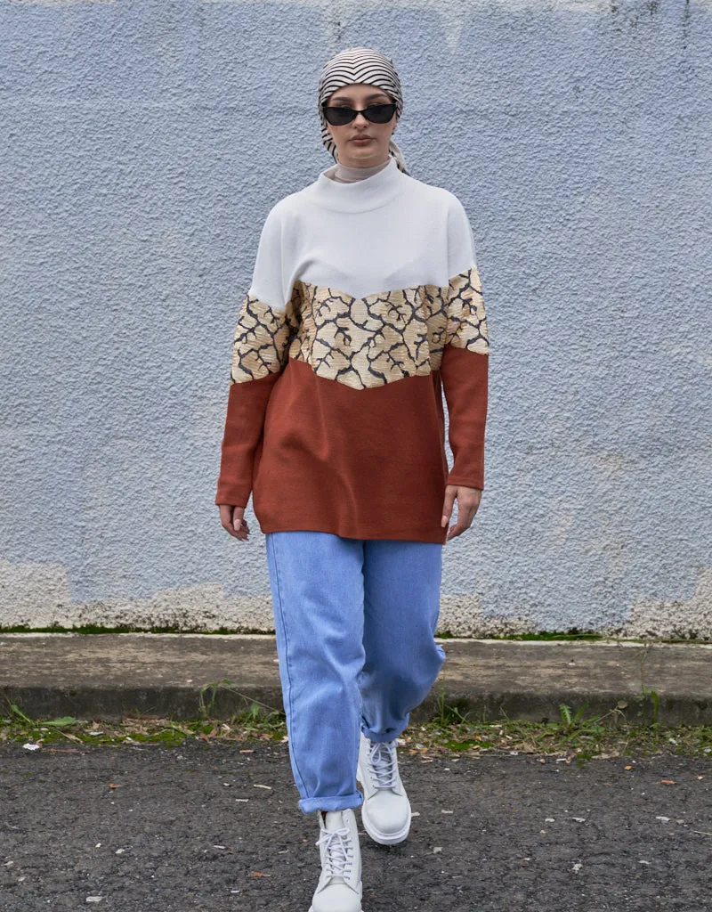 Sequin Print Jumper