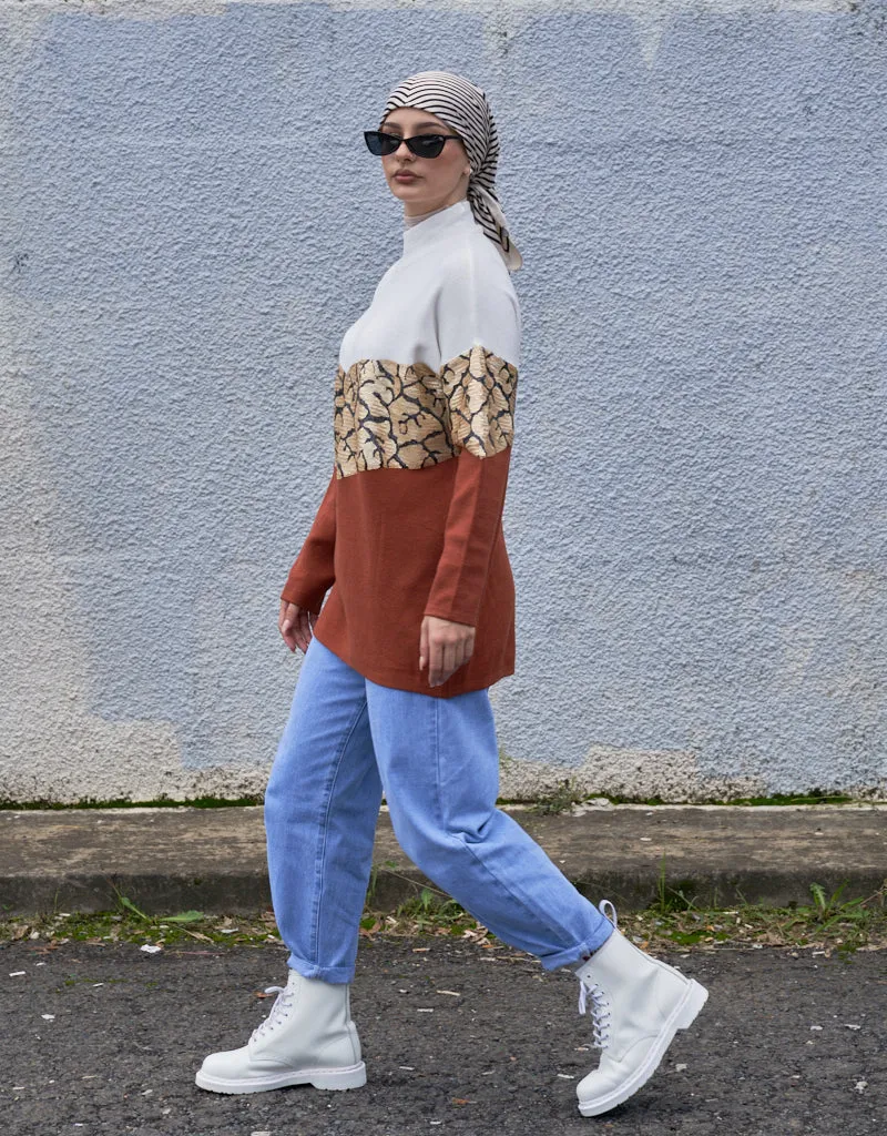Sequin Print Jumper