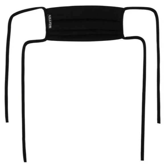 Unisex Face Mask | Primary | Gothic Black Tie Close For a Perfect Fit